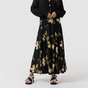 Saint and Sophia Nora A-Line Skirt Green Aurora Size 12 NWT in packaging